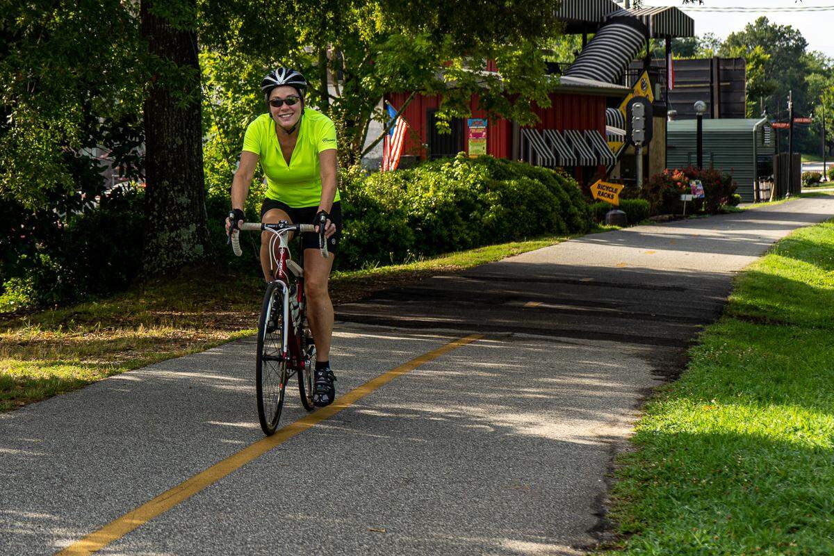 The Swamp Rabbit Trail was the main driver for the revitalization of Travelers Rest.