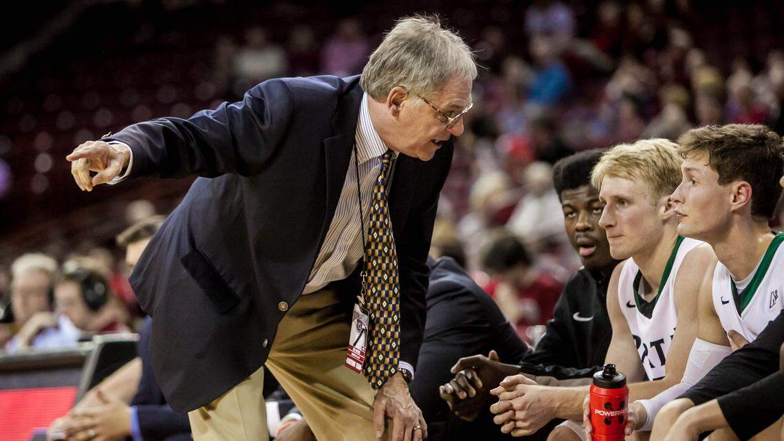 Former USC Upstate and ECU men’s basketball coach Eddie Payne died July 7. He is seen here coaching the Spartans against South Carolina in December 2013.