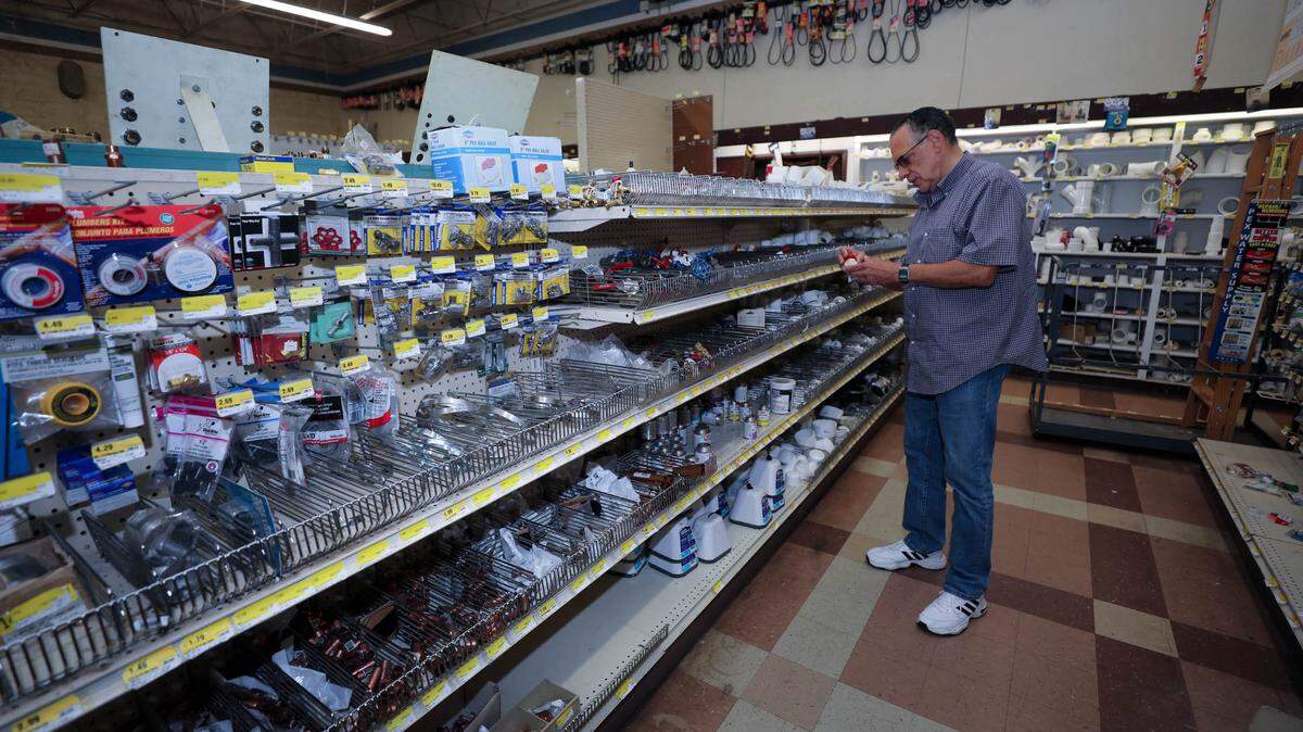 Mark Stewart has been shopping at Wood True Value Hardware store on Broad River Rd. For 30 years. The store is closing its doors after more than 40 years in business.
