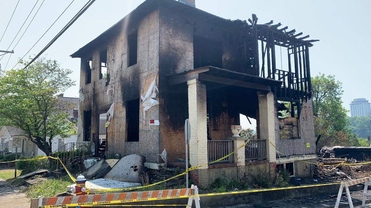 A vacant Five Points home caught fire Easter Sunday, which the fire chief called suspicious because the home was not connected to any power source. Smoke from the blaze was visible from Harden Street.