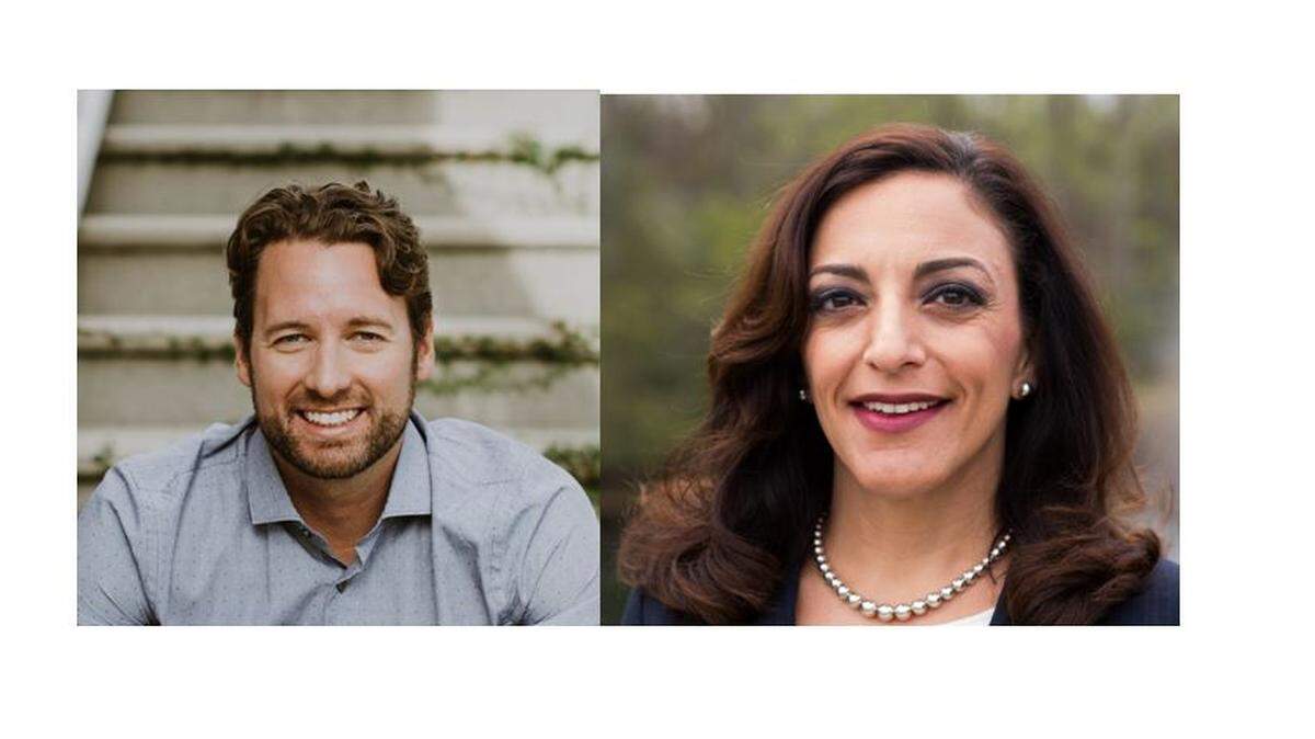 Joe Cunningham and Katie Arrington