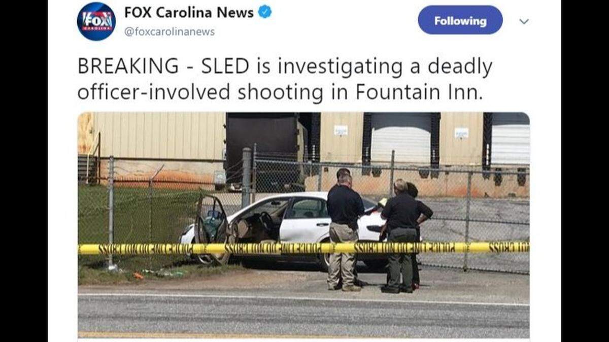 A suspect was killed in an officer-involved shooting, according to SLED.