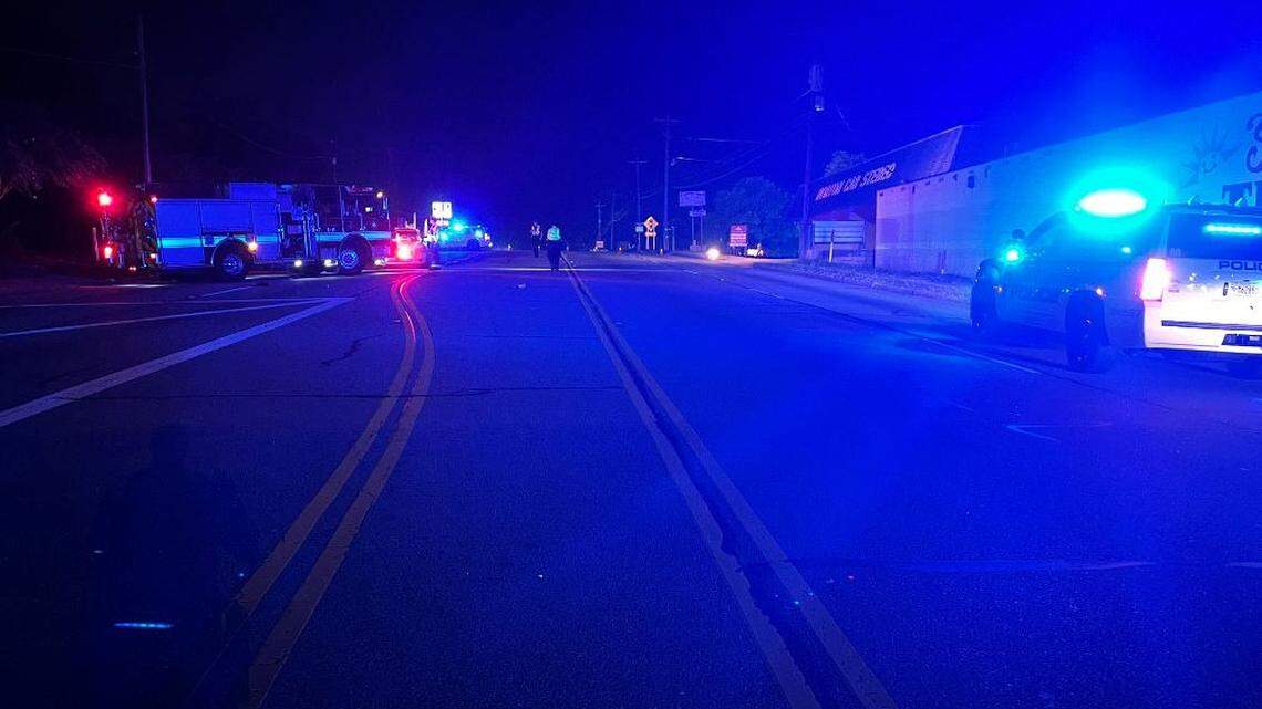 Columbia police investigate a fatal collision.