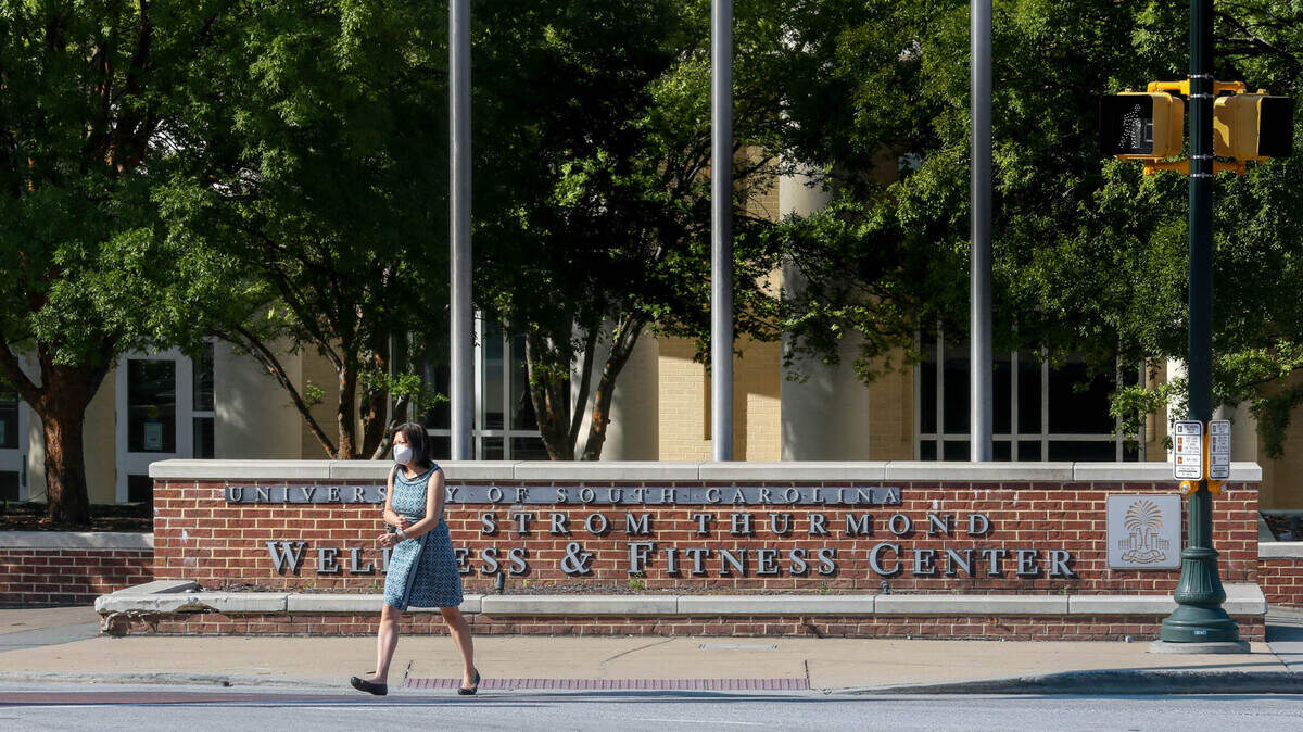 Strom Thurmond Wellness Center at the University of South Carolina. 9/2/20