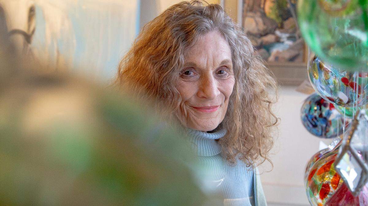 Judith Roberts stands in her gallery, Portfolio Art, Tuesday Jan. 15, 2019, in Columbia, SC. Roberts opened the gallery 39 years ago but has decided to retire.
