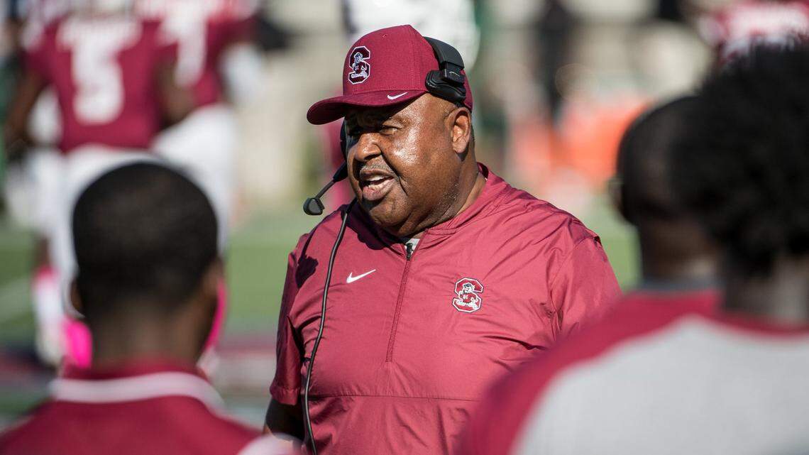 South Carolina State head coach Buddy Pough