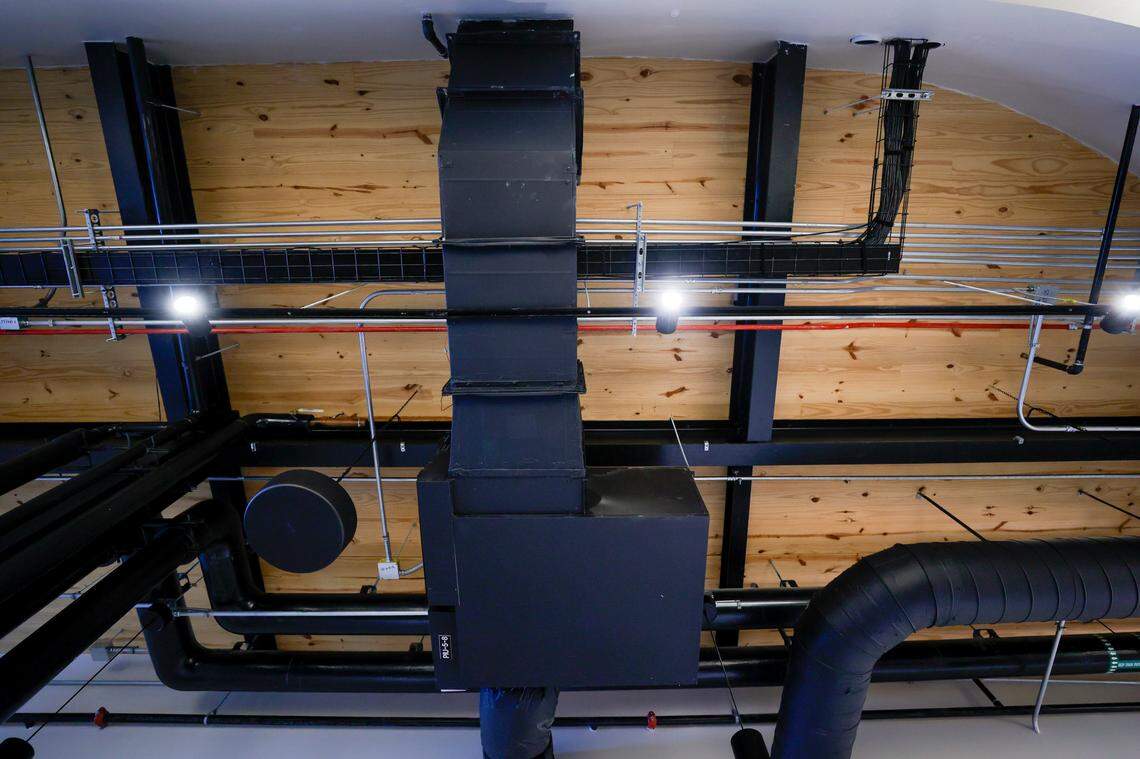 Robinson Gray law firm has moved to into the WestLawn building in the BullStreet District. The design of the building works around exposed beams, and pipes and large windows. Retail space will occupy the main floor of the building.