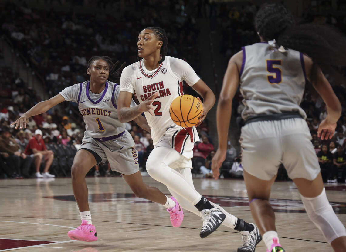 South Carolina WBB cruises past Benedict in exhibition. What we learned