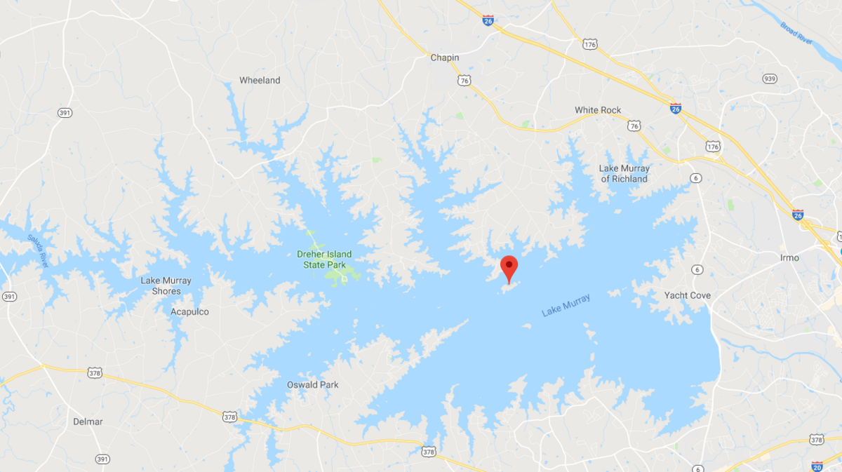 Wessinger Island in Lake Murray.