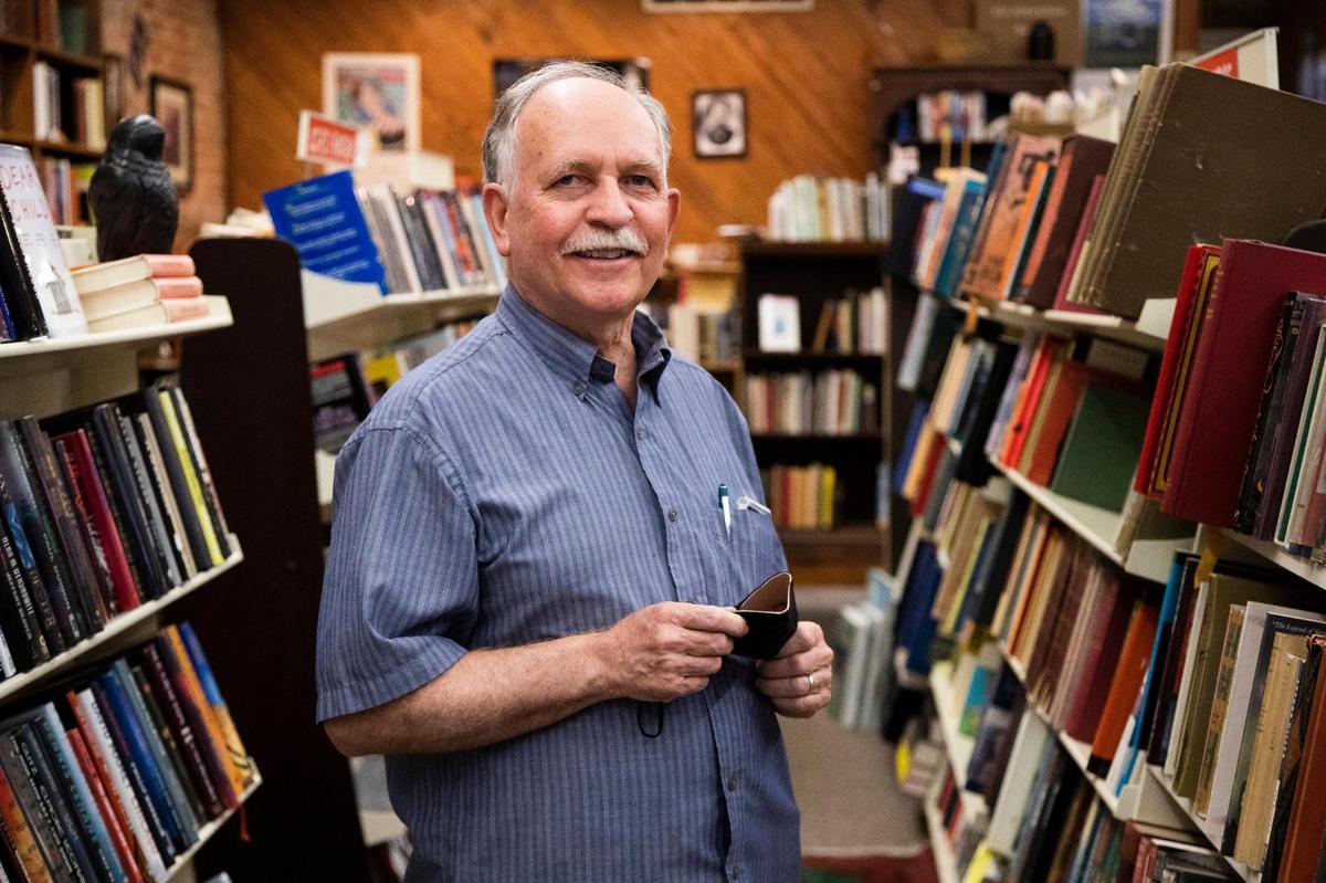 Ed’s Editions owner Ed Albritton poses for a portrait at his West Columbia store on Wednesday, November 11, 2020. His bookstore specializes in used books.