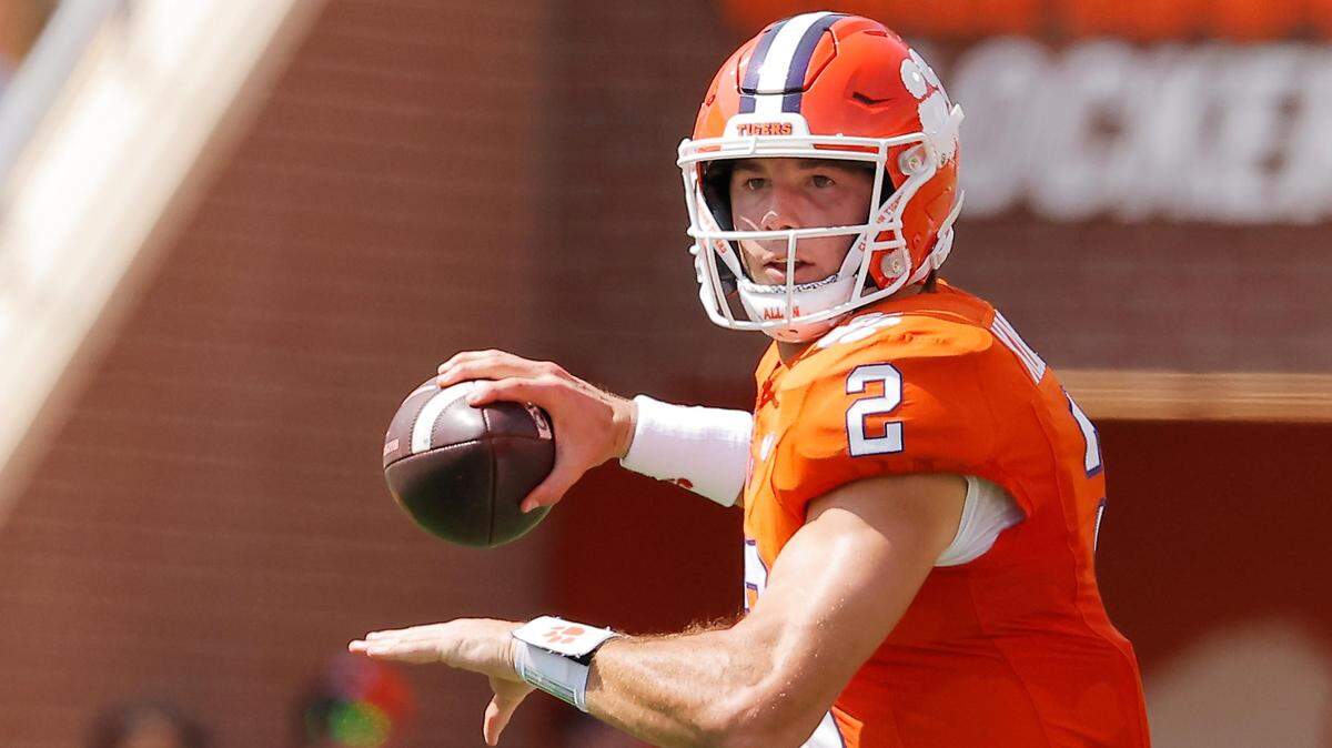 Clemson quarterback Cade Klubnik