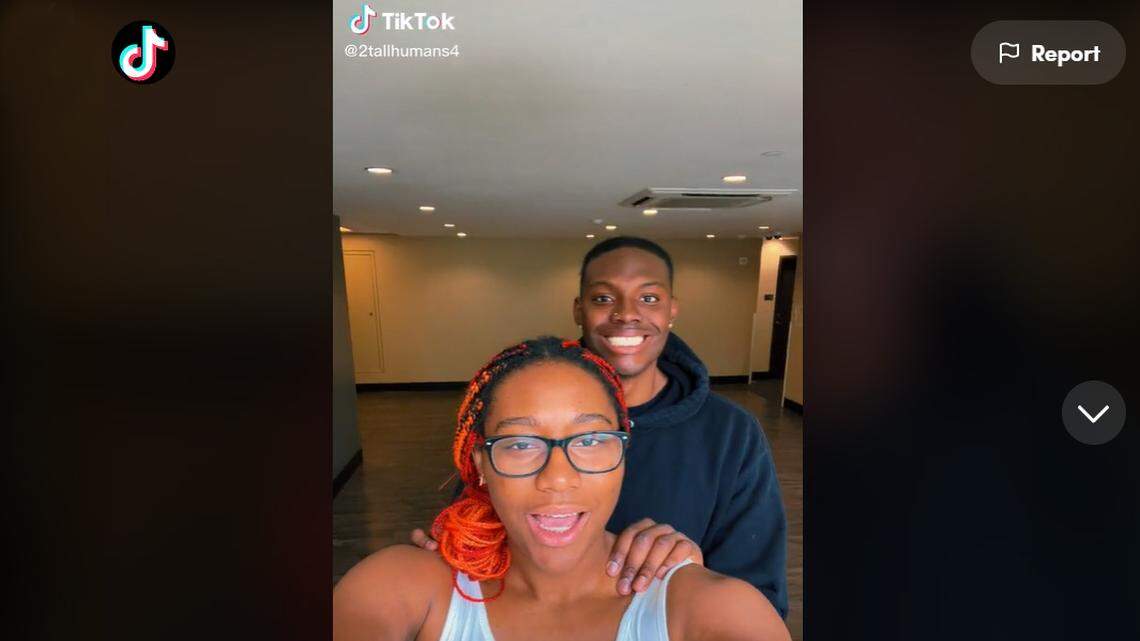 Tre-Vaughn Minott and Aliyah Boston have been dating for about a year and have a shared TikTok channel together.