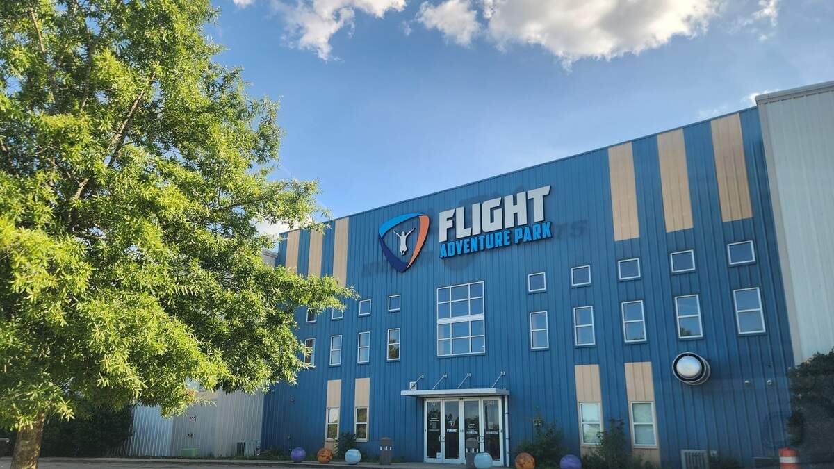The Flight Adventure Park at 741 Fashion Drive in northeast Columbia in the Sandhill area has closed, per notes on its doors.