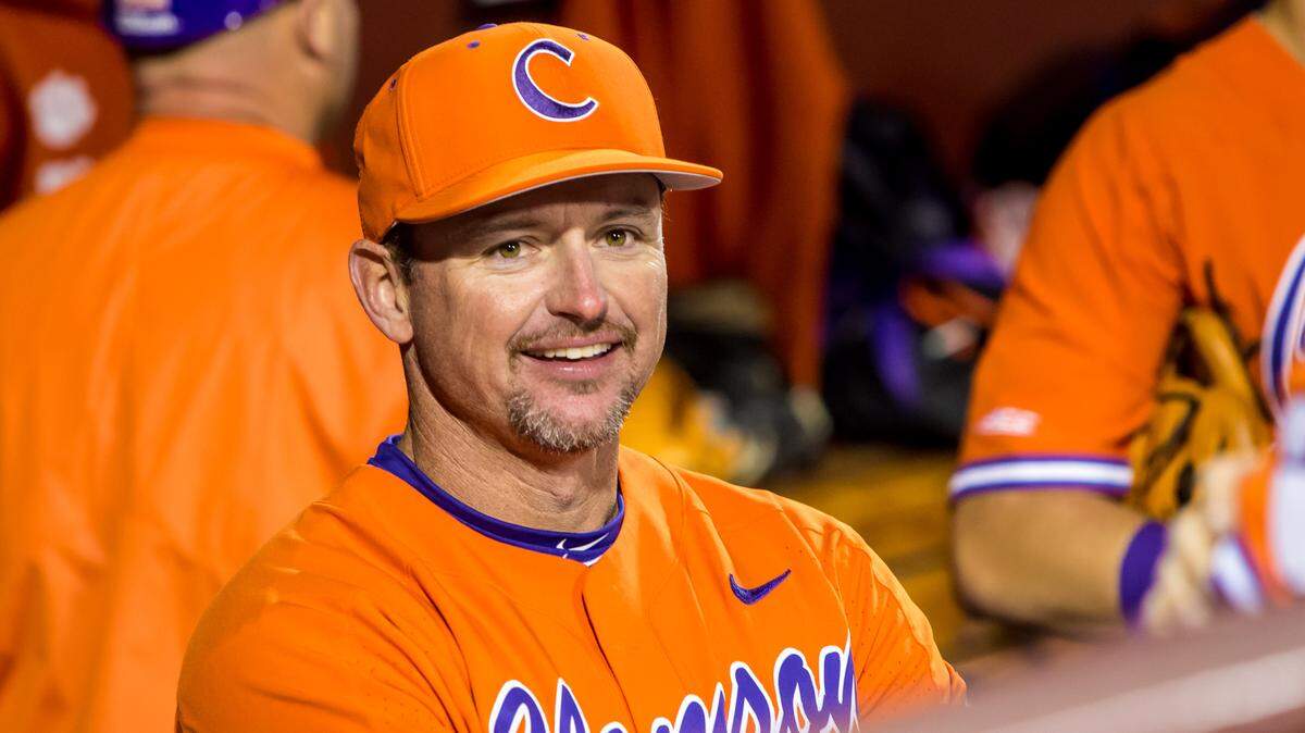 Clemson Tigers head coach Monte Lee during the game against the South Carolina Gamecocks at Founders Park.