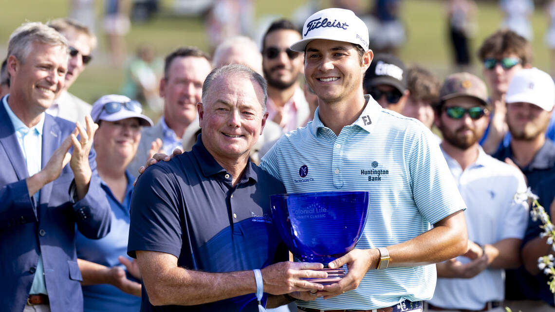 Cole Sherwood captures first Korn Ferry Tour win at Colonial Life Charity Classic