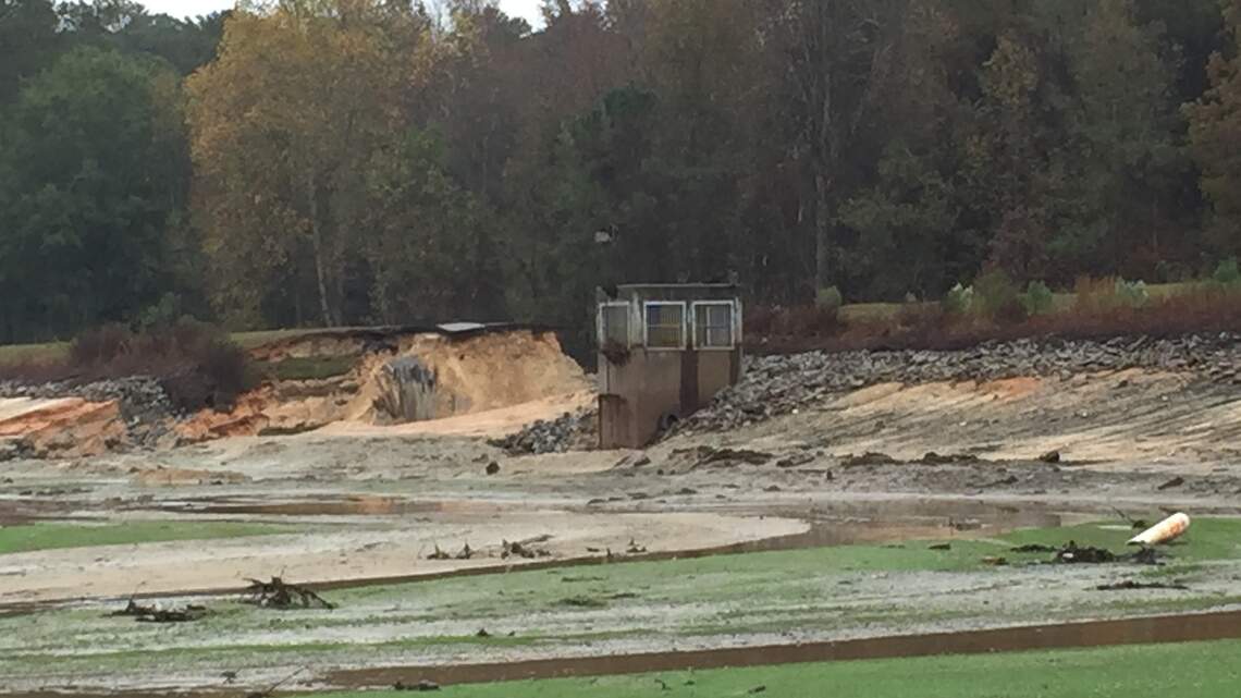 General wanted a higher lake to beautify Ft. Jackson.  Then, a dam broke.