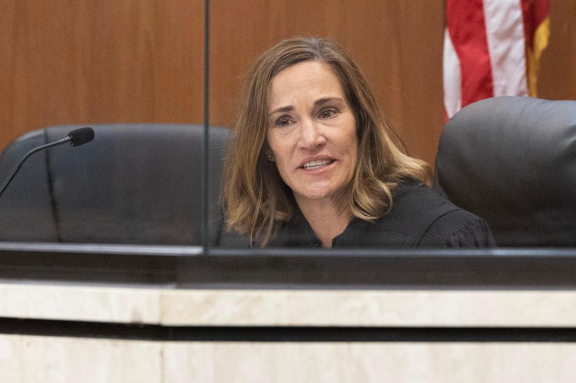 Judge Carmen Mullen accepts Richard Quinn Sr.’s negotiated guilty plea on Wednesday, April 19, 2023. Quinn plead guilty to perjury and obstruction of justice.