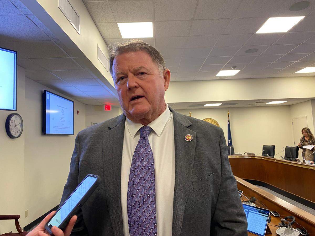State Rep. Bill Herbkersman, R-Beaufort, speaks to reporters Wednesday, Dec. 4, after he was elected chairman of the House Labor, Commerce and Industry Committee.