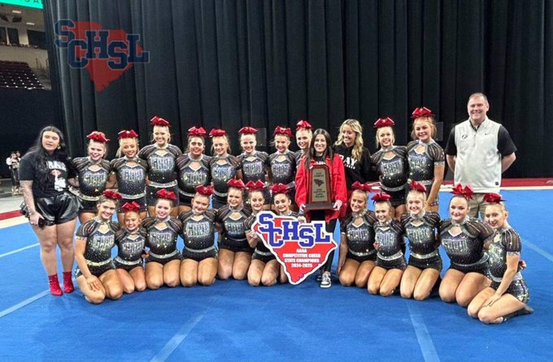 Gray Collegiate won the 2024 Class 4A competitive cheerleading championship on Saturday, Nov. 23, 2024.