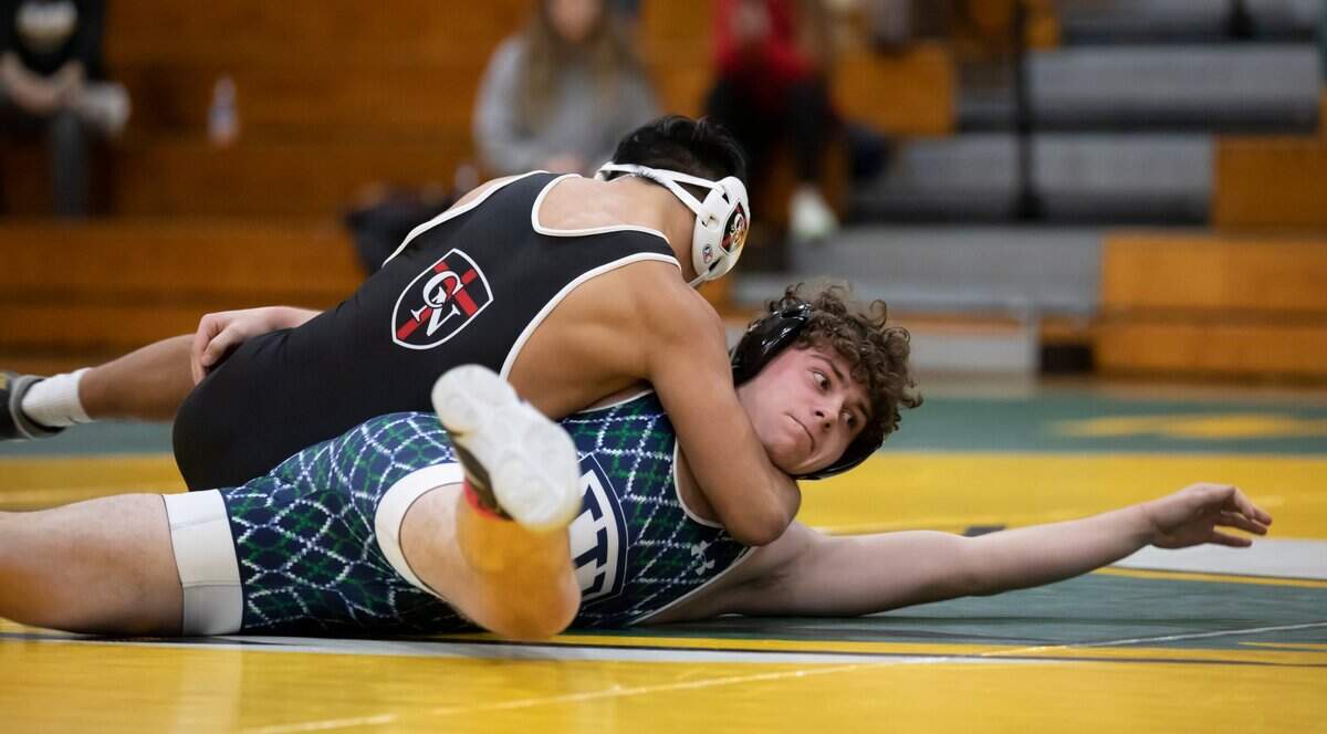 Heathwood Hall defeated Cardinal Newman and finished third in the SCISA 2022 Duals State Wrestling Tournament at Ben Lippen on Saturday, February 5, 2022.