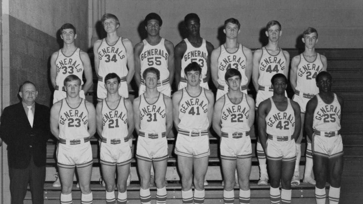 The 1970 Class 4A state championship team from Wade Hampton High in Greenville