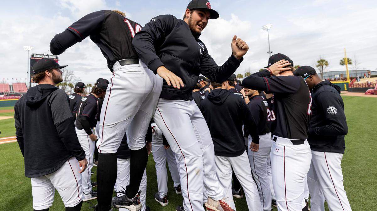 The South Carolina baseball team