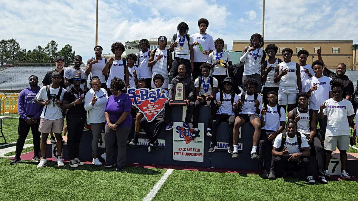 Ridge View won the 2025 Class 5A Division I boys track and field championship on Saturday, May 17, 2025.