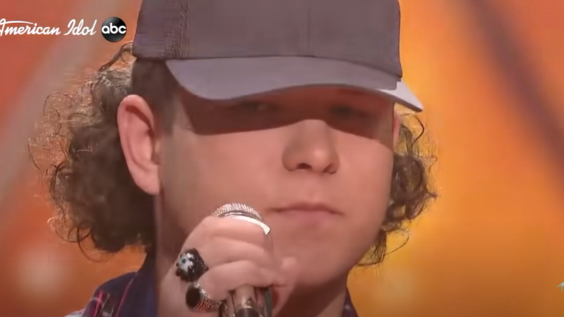 Caleb Kennedy on “American Idol.”