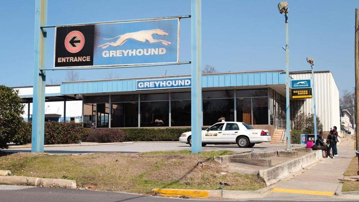 A Greyhound bus station that operated for more than 40 years on Gervais Street near Harden Street lost its lease.