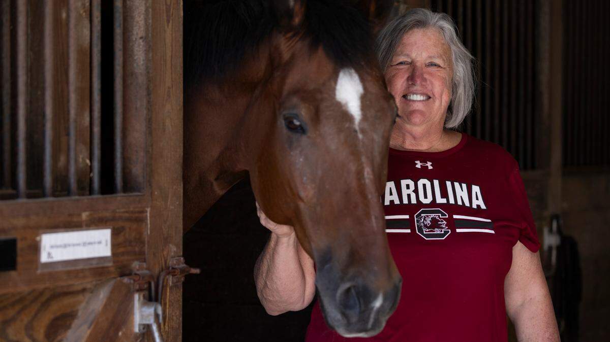 South Carolina equestrian instructor Boo Major is seen at the Gamecocks’ Blythewood facility on Monday, September 18, 2023.