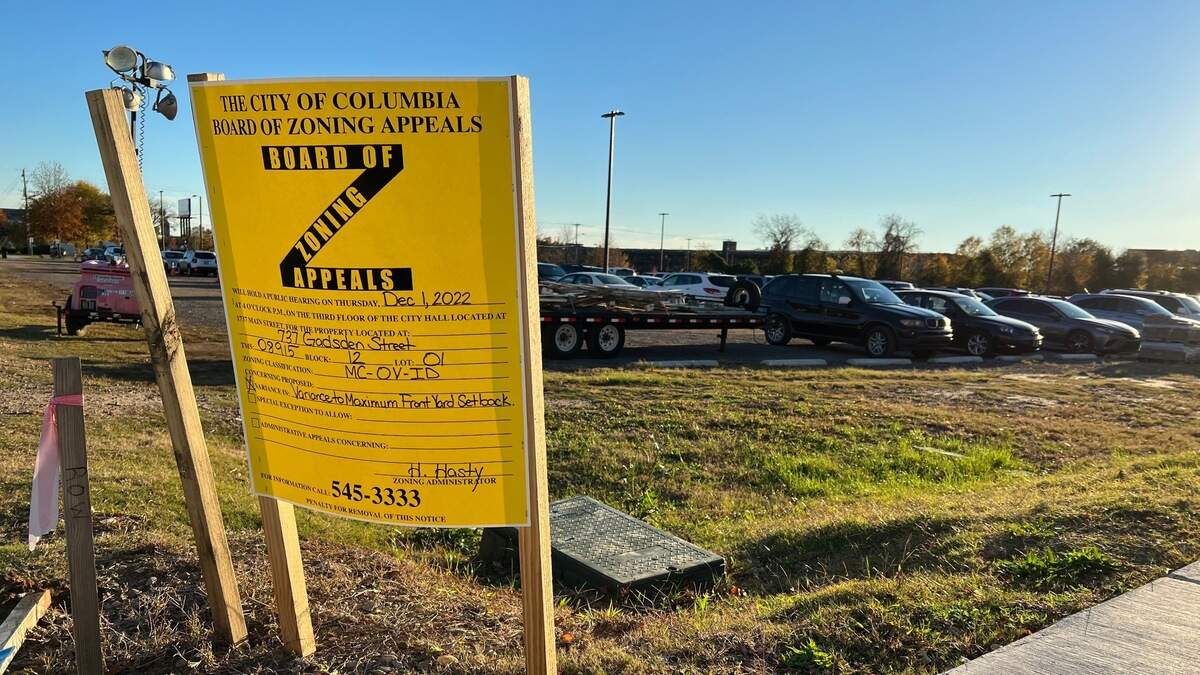 The University of South Carolina Foundation is proposing a new private dormitory for a 3.75-acre plot of land on Gadsden Street.