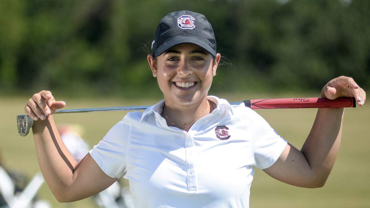 University of South Carolina golfer Ana Pelaez