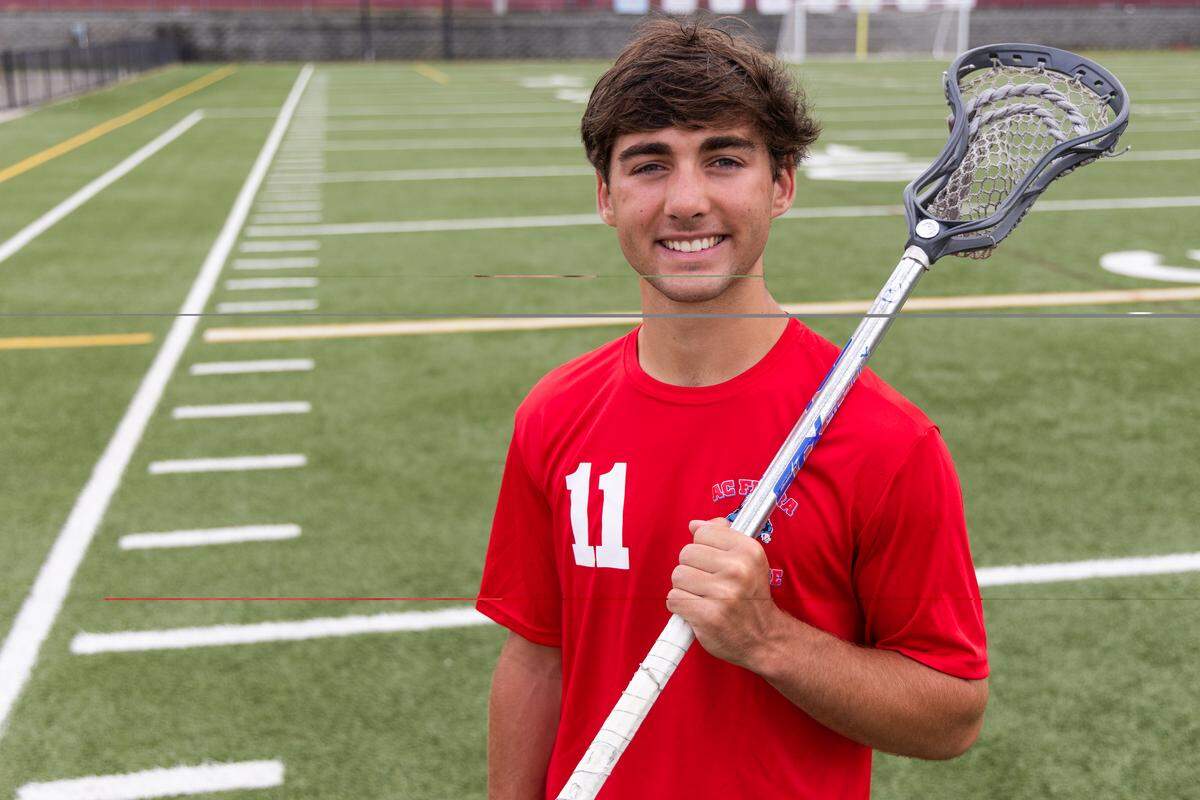 Boys Lacrosse Player of the Year Pope Johnson at A.C. Flora High School 