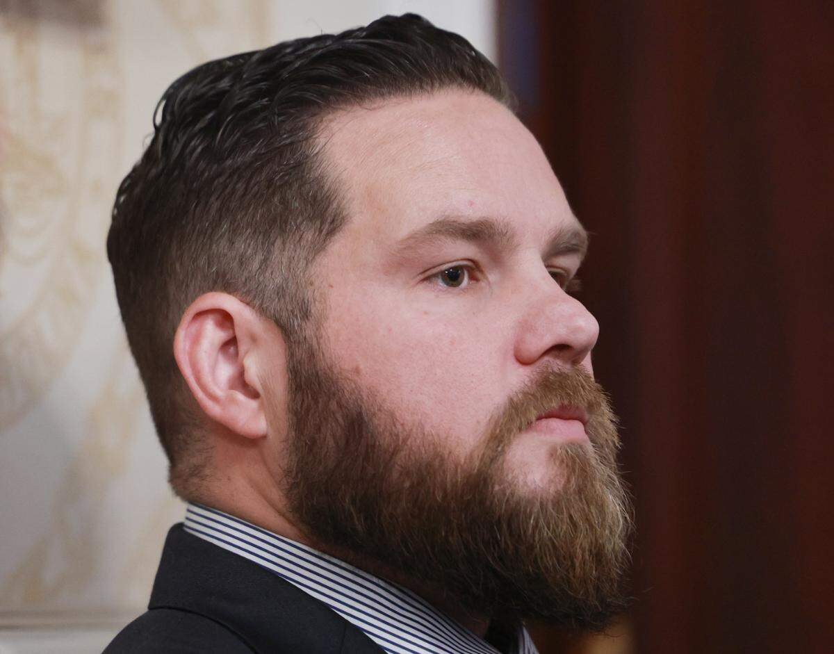 Representative R.J. May, R-Lexington, watches as the South Carolina House of Representatives selects Murrell Smith, R-Sumter, as speaker on Tuesday, December 3, 2024.