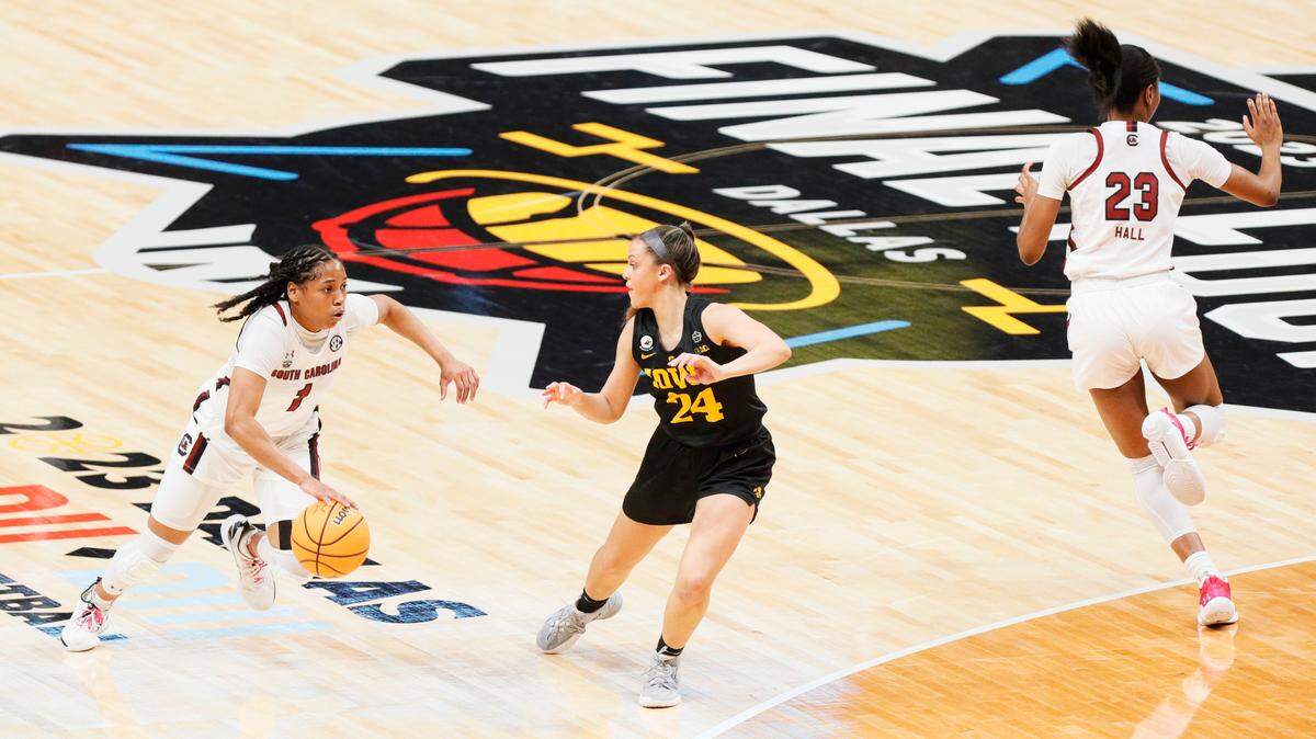 The South Carolina women’s basketball team advance to the NCAA Tournament Final Four during the 2022-23 season.