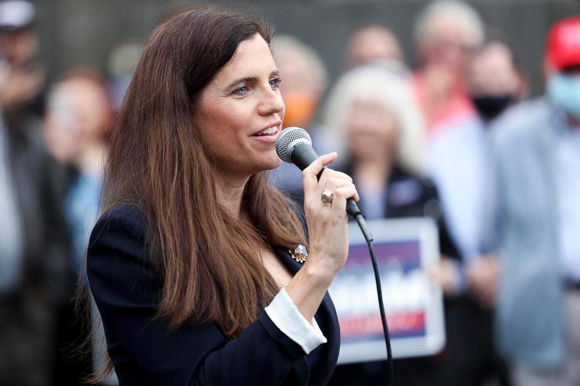 Rep. Nancy Mace, R-S.C., last year in Charleston, South Carolina. (Michael Ciaglo/Getty Images/TNS)