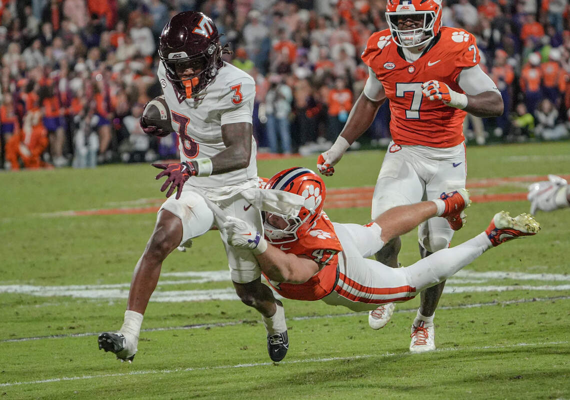 Tripped up: Clemson football blows late lead, drops home game vs. Virginia Tech