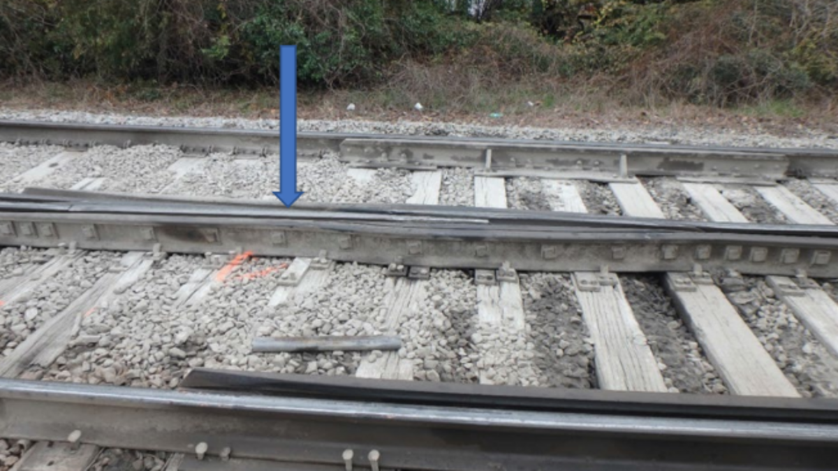 This is the train frog where a CSX worker was killed in 2018.