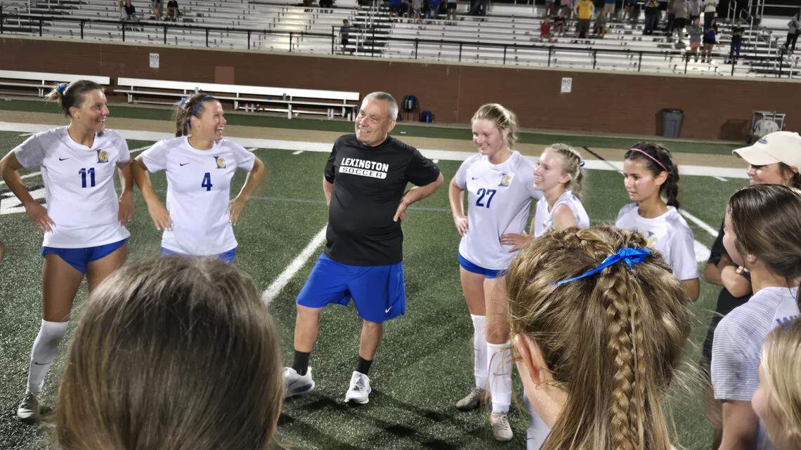 Lexington girls soccer gives outgoing coach region title in final season