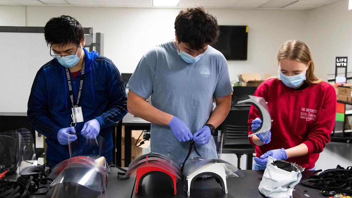 USC hoping to produce over 1,000 face shields a week to fight coronavirus