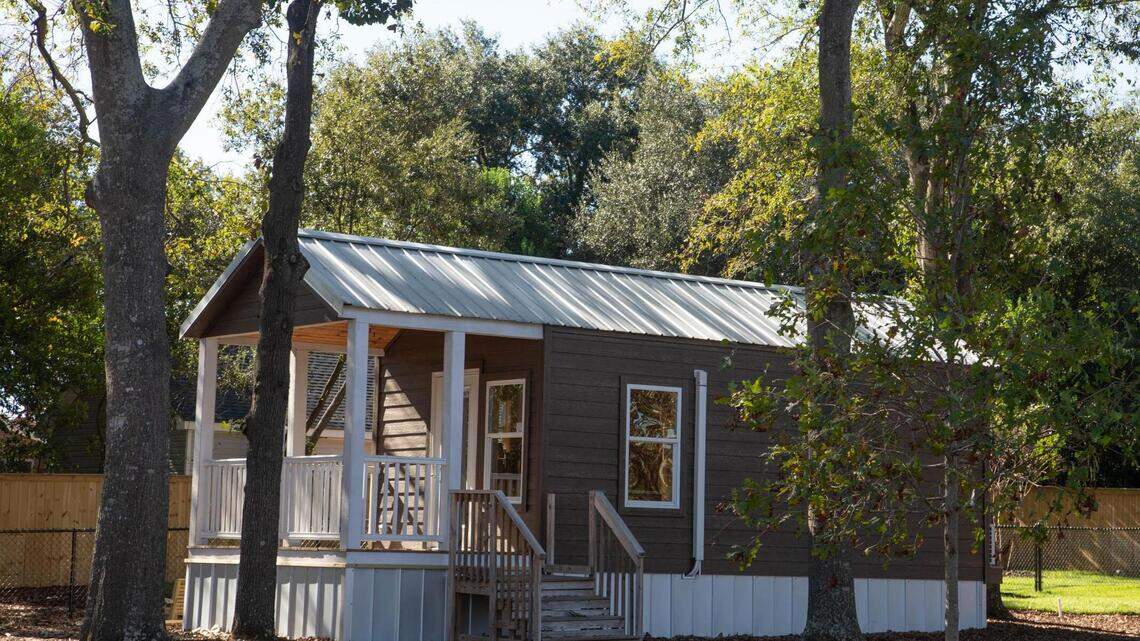 Tiny home village opening in West Columbia. “It’s not a mobile home.”