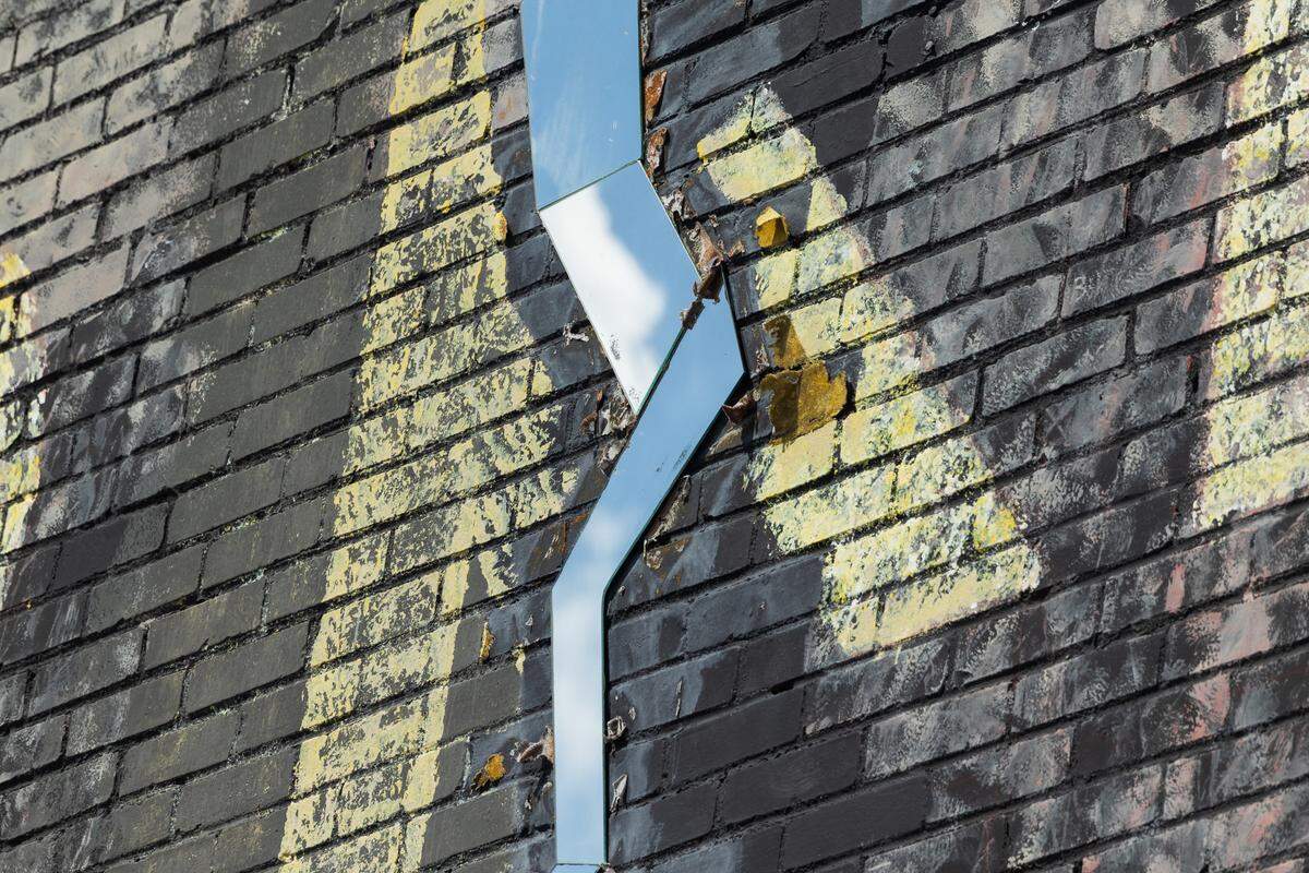 “Rubble With a Cause,” a mural by Columbia artist Blue Sky, on Thursday, April 3, 2025.