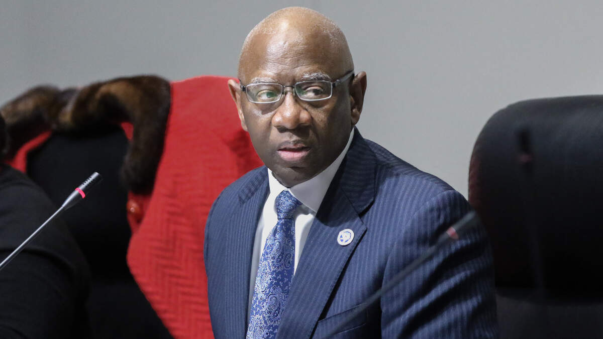 District 4 councilman and board chairman Paul Livingston at a meeting of the Richland County Council. 2/19/19