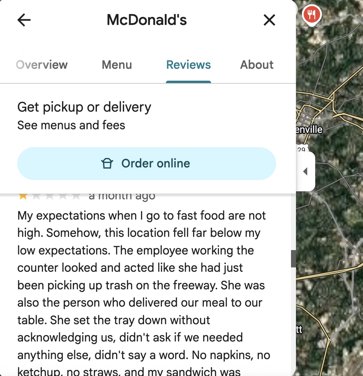 McDonald’s on Laurens Road scored 3.0.