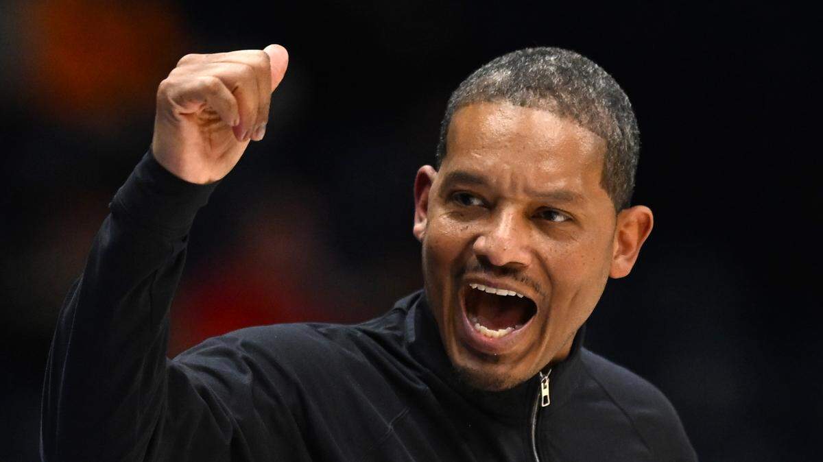 Head coach Lamont Paris of the South Carolina Gamecocks reacts during the second half against the Oklahoma Sooners in the first round of the 2026 SEC Men's Basketball Tournament at Bridgestone Arena on March 11, 2026 in Nashville, Tennessee.