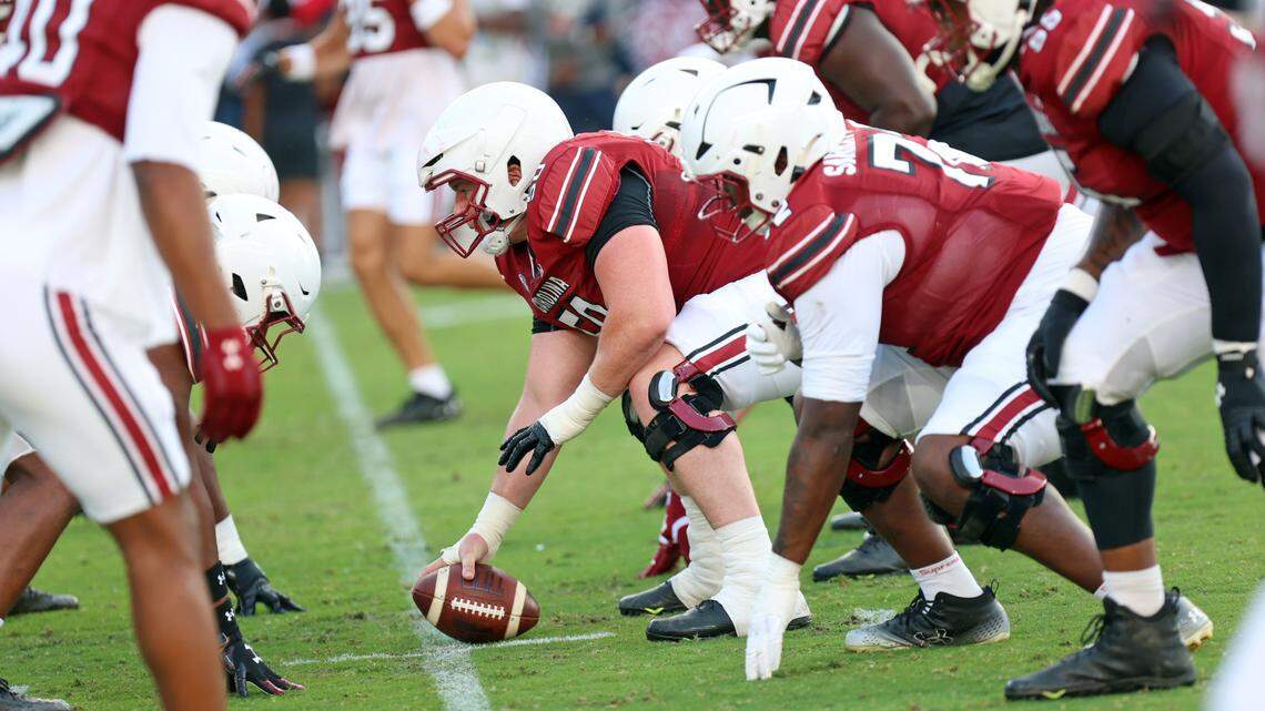 South Carolina’s Boaz Stanley in the 2025 spring football game at Williams-Brice Stadium.
