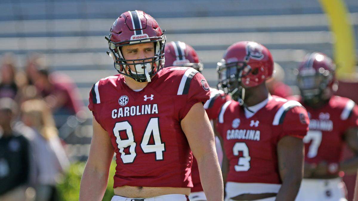 South Carolina football tight end Kyle Markway