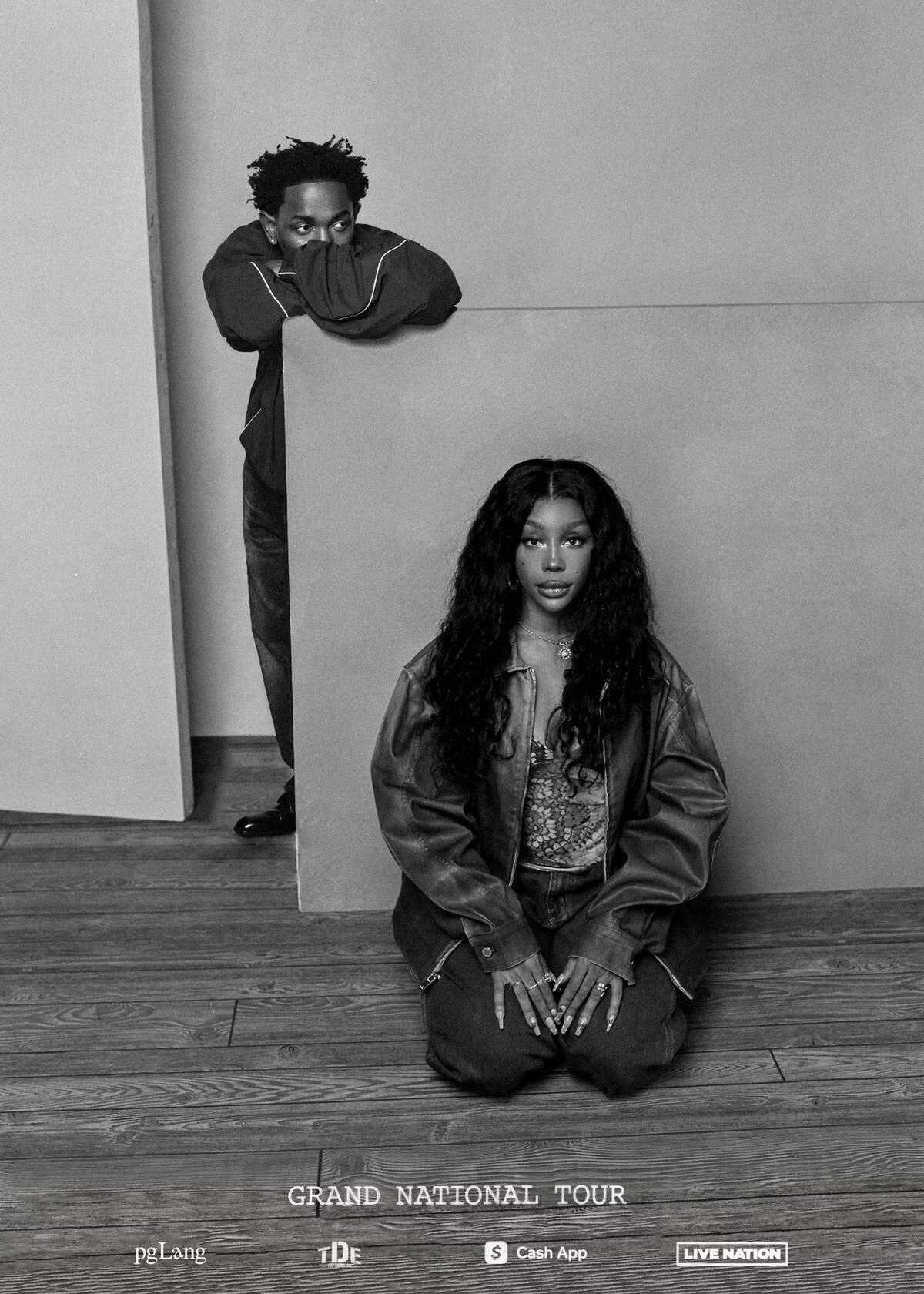 Kendrick Lamar and SZA will tour stadiums in 2025.