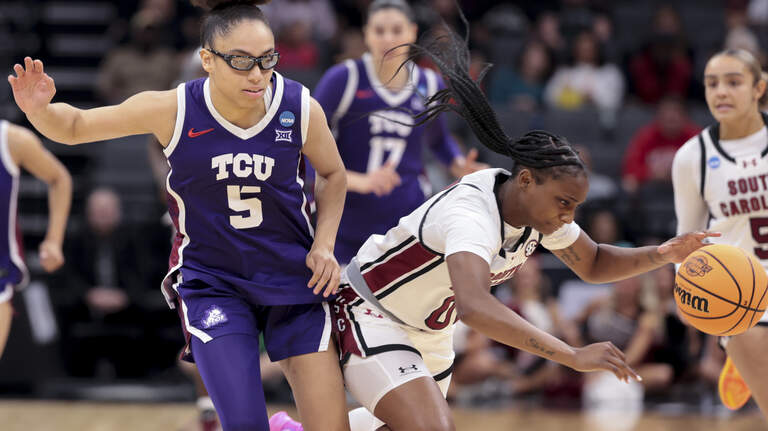 Photos: South Carolina women’s basketball plays TCU in the Elite Eight round of the NCAA Tournament