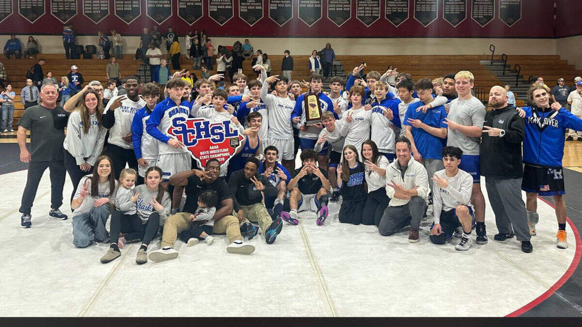 May River wrestling won the 2026 Class 4A championship on Feb. 11, 2026.